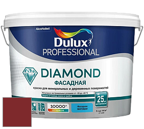 Краска DULUX LUXIUM DIAMOND ФАСАДНАЯ матовая краска цвет RAL 3011 