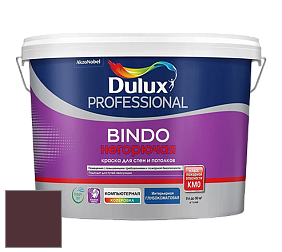 Краска DULUX LUXIUM BINDO НЕГОРЮЧАЯ 9л глубокоматовая краска цвет 78RR 06/137 Wine & Dine