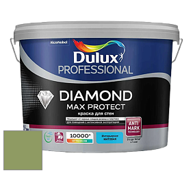 Краска DULUX LUXIUM DIAMOND MAX PROTECT матовая краска цвет NCS S 3040-G40Y 