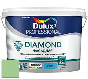 Краска DULUX LUXIUM DIAMOND ФАСАДНАЯ матовая краска цвет NCS S 1040-G20Y 