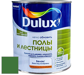 Краска DULUX LUXIUM ПОЛЫ И ЛЕСТНИЦЫ полуглянцевая краска цвет RAL 6010 