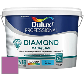Краска DULUX LUXIUM DIAMOND ФАСАДНАЯ матовая краска цвет 96RB 22/393 Carmine Rose