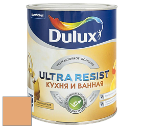 Краска DULUX LUXIUM ULTRA RESIST КУХНЯ И ВАННАЯ полуматовая ультрастойкая краска цвет 90YR 49/382 Eastern spice 3