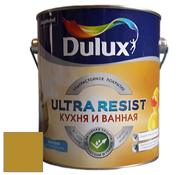 Краска DULUX LUXIUM ULTRA RESIST КУХНЯ И ВАННАЯ матовая ультрастойкая краска цвет 34YY 31/502 Olive Fantasy