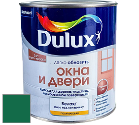 Краска DULUX LUXIUM ОКНА И ДВЕРИ полуматовая краска цвет NCS S 4550-G 
