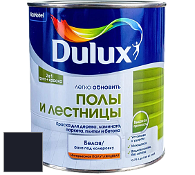 Краска DULUX LUXIUM ПОЛЫ И ЛЕСТНИЦЫ полуглянцевая краска цвет RAL 5004 