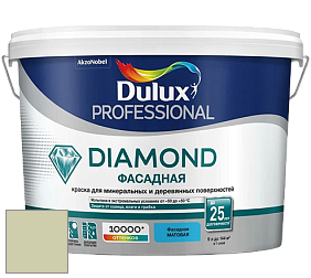 Краска DULUX LUXIUM DIAMOND ФАСАДНАЯ матовая краска цвет NCS S 1515-G60Y 