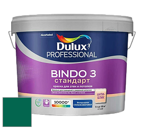 Краска DULUX LUXIUM BINDO 3 Стандарт глубокоматовая краска цвет 30GG 11/281 Kelly Green