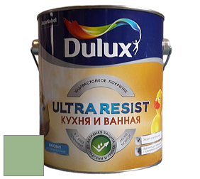 Краска DULUX LUXIUM ULTRA RESIST КУХНЯ И ВАННАЯ матовая ультрастойкая краска цвет 50GY 44/248 Summer Picnic