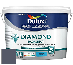 Краска DULUX LUXIUM DIAMOND ФАСАДНАЯ матовая краска цвет NCS S 7010-R70B 