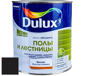 Краска DULUX LUXIUM ПОЛЫ И ЛЕСТНИЦЫ полуглянцевая краска цвет RAL 8022 