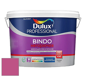 Краска DULUX LUXIUM BINDO НЕГОРЮЧАЯ 9л глубокоматовая краска цвет 31RR 21/462 Zingy Pink