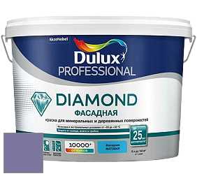 Краска DULUX LUXIUM DIAMOND ФАСАДНАЯ матовая краска цвет 10RB 21/218 Purple polka 2