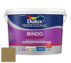 Краска DULUX LUXIUM BINDO НЕГОРЮЧАЯ 9л глубокоматовая краска цвет 30YY 23/246 Dusty Countryside