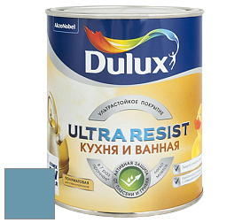 Краска DULUX LUXIUM ULTRA RESIST КУХНЯ И ВАННАЯ полуматовая ультрастойкая краска цвет NCS S 3030-B 