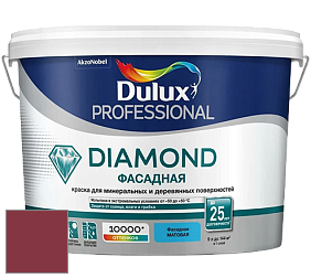 Краска DULUX LUXIUM DIAMOND ФАСАДНАЯ матовая краска цвет 80RR 10/306 Wine Sensation