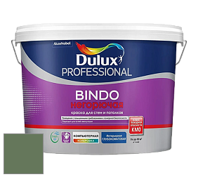 Краска DULUX LUXIUM BINDO НЕГОРЮЧАЯ 9л глубокоматовая краска цвет 50GY 18/178 Woodland Pearl
