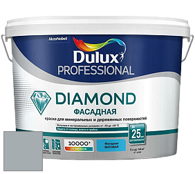 Краска DULUX LUXIUM DIAMOND ФАСАДНАЯ матовая краска цвет NCS S 3005-B 