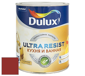 Краска DULUX LUXIUM ULTRA RESIST КУХНЯ И ВАННАЯ полуматовая ультрастойкая краска цвет 14YR 10/434 Cranberry Zing