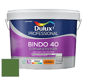 Краска DULUX LUXIUM BINDO 40 Специальная полуглянцевая краска цвет RAL 6025 
