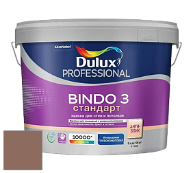 Краска DULUX LUXIUM BINDO 3 Стандарт глубокоматовая краска цвет 60YR 18/183 