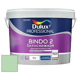 Краска DULUX LUXIUM BINDO 2 глубокоматовая краска цвет RAL 6019 