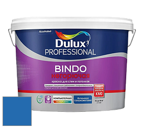 Краска DULUX LUXIUM BINDO НЕГОРЮЧАЯ 9л глубокоматовая краска цвет NCS S 2565-R80B 