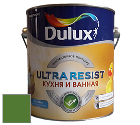 Краска DULUX LUXIUM ULTRA RESIST КУХНЯ И ВАННАЯ матовая ультрастойкая краска цвет 40GY 18/372 Morning Mint