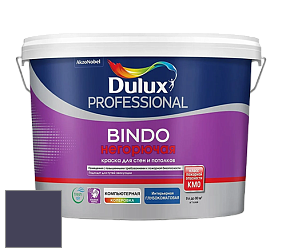 Краска DULUX LUXIUM BINDO НЕГОРЮЧАЯ 9л глубокоматовая краска цвет 10RB 08/125 Purple Brooch