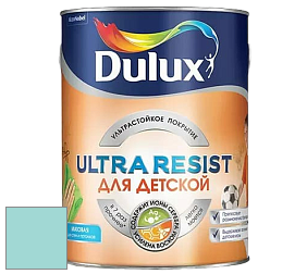 Краска DULUX LUXIUM ULTRA RESIST ДЛЯ ДЕТСКОЙ ультрастойкая матовая краска цвет 80GG 63/184 Magnificent Mint