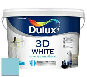 Краска DULUX LUXIUM 3D WHITE матовая краска цвет NCS S 1030-B10G 