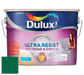 Краска DULUX LUXIUM ULTRA RESIST ГОСТИНЫЕ И ОФИСЫ ультрастойкая матовая краска цвет 06GG 12/304 Greenerly Flow