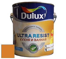 Краска DULUX LUXIUM ULTRA RESIST КУХНЯ И ВАННАЯ матовая ультрастойкая краска цвет 90YR 31/605 Sunlit Topaz