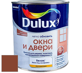 Краска DULUX LUXIUM ОКНА И ДВЕРИ полуматовая краска цвет 39YR 11/342 Deep Spice