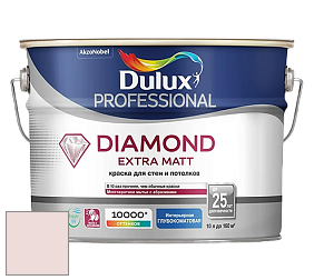 Краска DULUX LUXIUM DIAMOND EXTRA MATT глубокоматовая краска цвет 90RR 76/062 Misty Rose