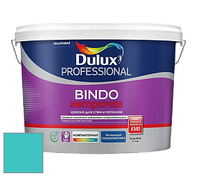 Краска DULUX LUXIUM BINDO НЕГОРЮЧАЯ 9л глубокоматовая краска цвет NCS S 1050-B40G 