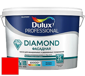 Краска DULUX LUXIUM DIAMOND ФАСАДНАЯ матовая краска цвет RAL 3024 