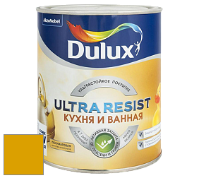 Краска DULUX LUXIUM ULTRA RESIST КУХНЯ И ВАННАЯ полуматовая ультрастойкая краска цвет 30YY 41/700 Indian Saffron