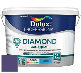 Краска DULUX LUXIUM DIAMOND ФАСАДНАЯ матовая краска цвет NCS S 5040-R60B 