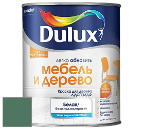 Краска DULUX LUXIUM МЕБЕЛЬ И ДЕРЕВО матовая краска цвет NCS S 5030-G 