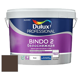 Краска DULUX LUXIUM BINDO 2 глубокоматовая краска цвет 70YR 07/093 Deep Brown