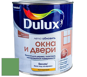Краска DULUX LUXIUM ОКНА И ДВЕРИ полуматовая краска цвет 70GY 28/378 