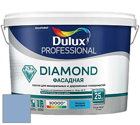 Краска DULUX LUXIUM DIAMOND ФАСАДНАЯ матовая краска цвет NCS S 2030-R80B 