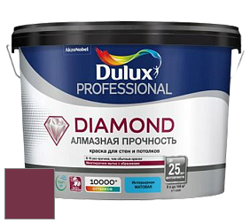 Краска DULUX LUXIUM DIAMOND MATT матовая краска цвет 54RR 09/276 Scarlet's Velvet