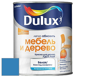 Краска DULUX LUXIUM МЕБЕЛЬ И ДЕРЕВО матовая краска цвет RAL 5012 