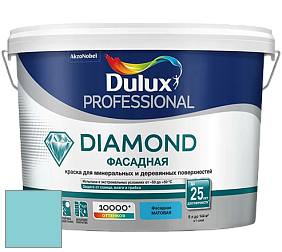 Краска DULUX LUXIUM DIAMOND ФАСАДНАЯ матовая краска цвет 10BG 55/223 Moonglow