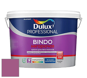 Краска DULUX LUXIUM BINDO НЕГОРЮЧАЯ 9л глубокоматовая краска цвет 10RR 18/350 Flowerbox Pink