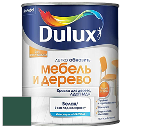 Краска DULUX LUXIUM МЕБЕЛЬ И ДЕРЕВО матовая краска цвет RAL 6028 