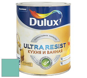 Краска DULUX LUXIUM ULTRA RESIST КУХНЯ И ВАННАЯ полуматовая ультрастойкая краска цвет 55GG 46/244 Wave Garden