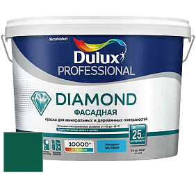 Краска DULUX LUXIUM DIAMOND ФАСАДНАЯ матовая краска цвет NCS S 5540-B90G 